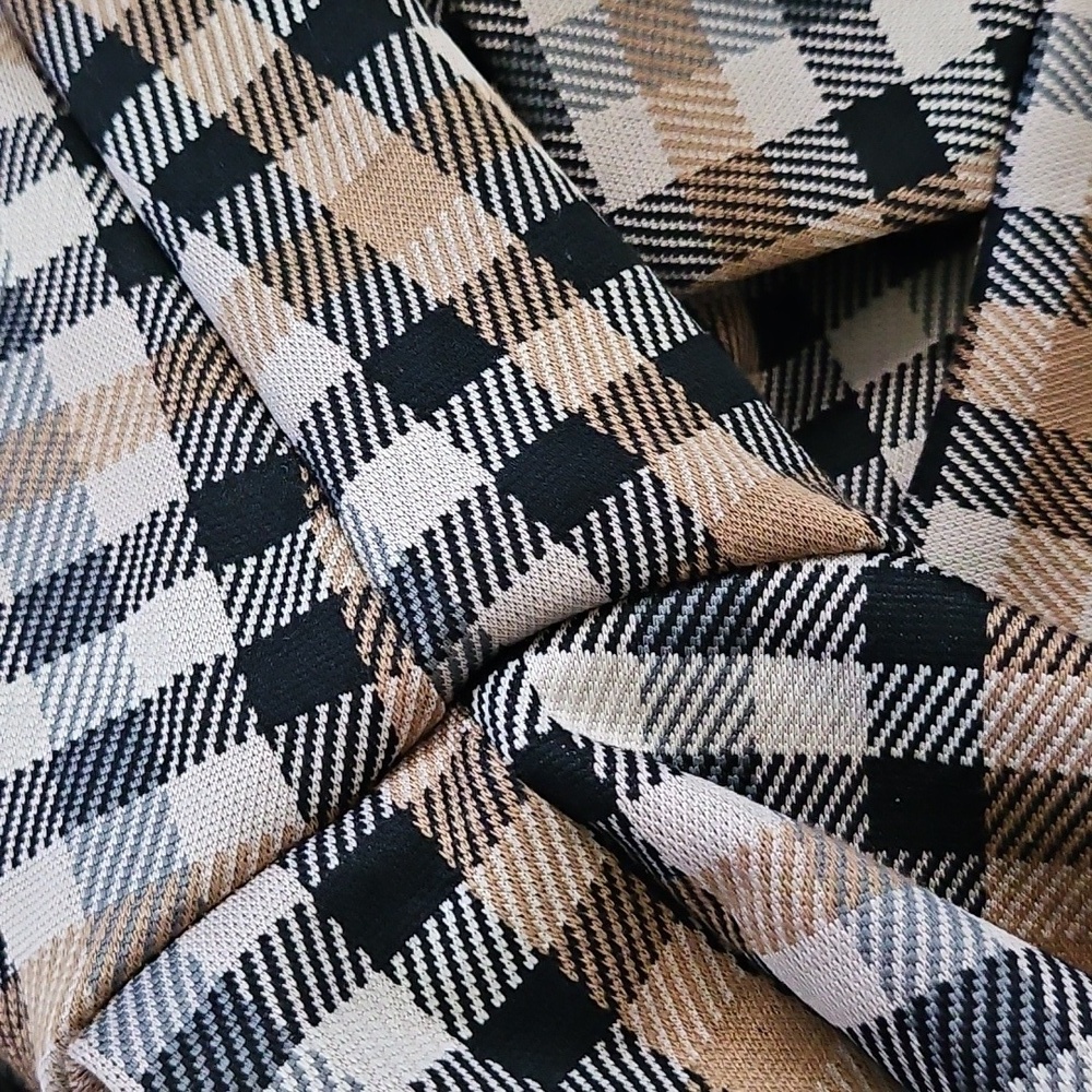 Maurices Caramel, Tan, and Brown Checkered Blazer NWOT - Picture 10 of 16